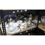 Qty of Royal Albert china to include "Moss Rose" dinner and tea ware, "Old Country Roses"