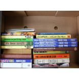 Set of books on humour and comedians. (1 box)