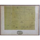 Two framed and glazed reproduction maps: 'James Cook Chart, 1773' and 'Tasman Map, 1664'.