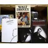 Set of books on film and mainly film directors. (1 box)