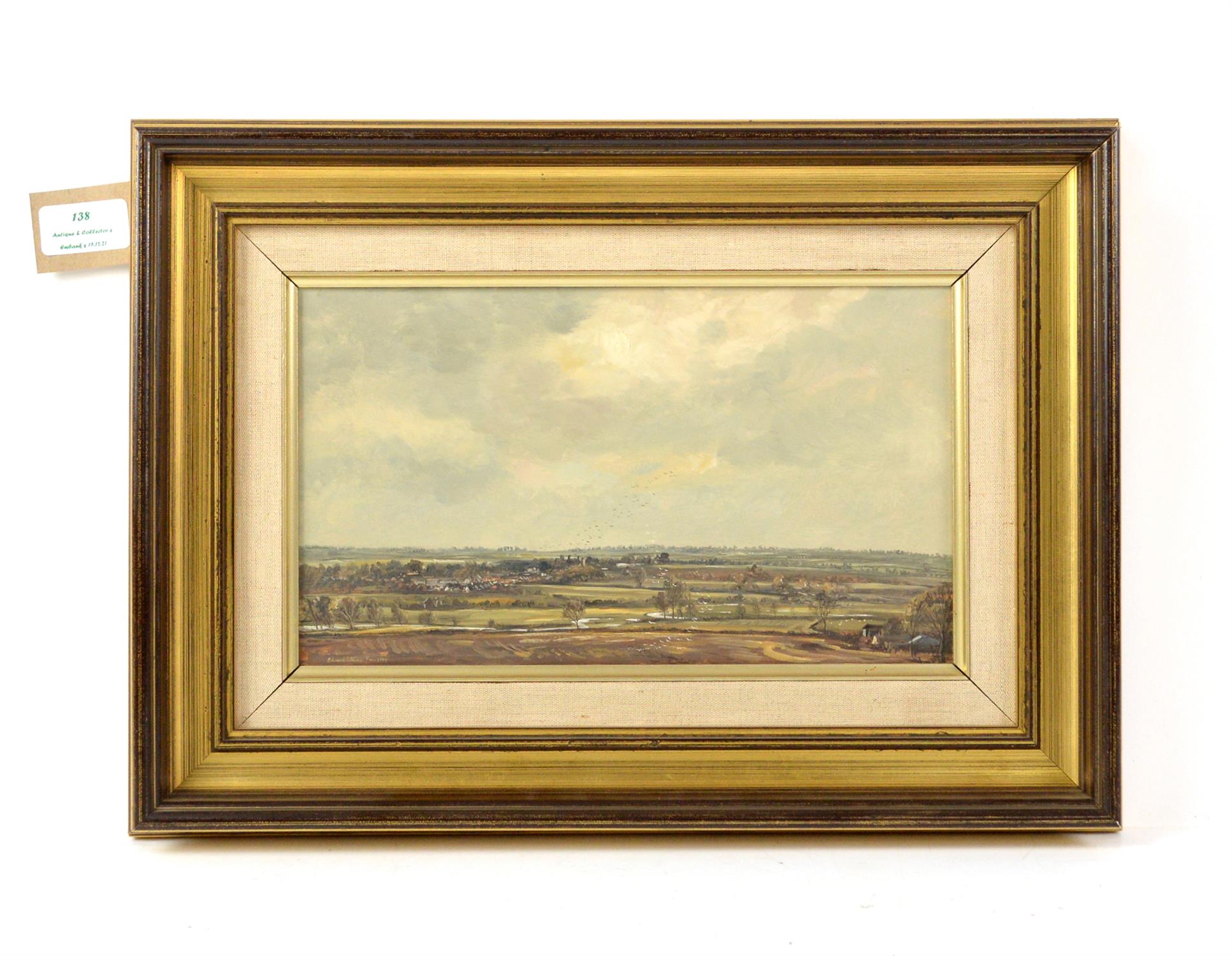 Edward Stamp (British, twentieth century), 'River Valley Great Brick Hill, Buckinghamshire'.