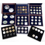 Large collection of Westminster Mint and other commemorative coins, including Jubilee and Tower