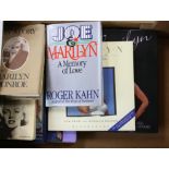 Set of books on Marilyn Monroe, various authors. (1 box)