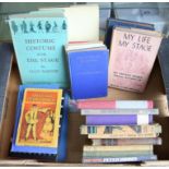 Set of miscellaneous books, including specialist volumes on stagecraft. (1 box)