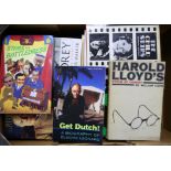 Set of books on film actors and actresses (biographies, autobiographies, etc). (1 box)