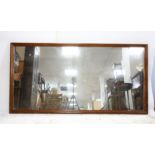 Mahogany framed tailor's mirror, with moulded frame, 183 x 93 cm