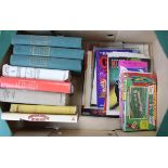 Set of books, programmed, jigsaws and other memorabilia relating to the circus. (1 box)