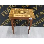 SORRENTO WARE SEWING TABLE 37CM BY 43CM
