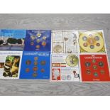 ROYAL MINT UK UNCIRCULATED SETS 1982 83 85 AND 87