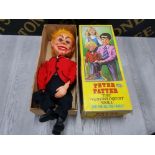 A RARE ORIGINAL PETER PATTER THE VENTRILOQUIST DOLL FUN FOR ALL THE FAMILY