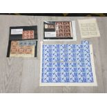 COLLECTION OF STAMPS INCLUDING 1923/1948 2 1/2 D, 1936 KING EDWARD VIII 1 1/2 D SG RED BROWN BLOCK X