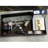 TRAY OF LADIES WRISTWATCHES INCLUDES SEKONDA, CITRON ETC