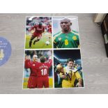 MIDDLESBROUGH LARGE FORMAT COLOURED PICTURES 12INCHES BY 16INCHES OF PLAYERS JUNINHO AND JOSEPH