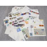 LARGE QUANTITY OF VINTAGE FIRST DAY COVERS MAINLY DATED 1970S AND CANADIAN, WELL OVER 100 IN TOTAL