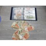 LARGE QUANTITY OF WORLDWIDE BANKNOTES SOME IN ALBUM APPROXIMATELY 300