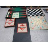 MISCELLANEOUS BOARD GAMES TO INCLUDE VINTAGE MONOPOLY SCRABBLE SPEARS GAMES ETC