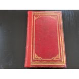 A RARE LEATHER BOUND DIARY DATING FROM 1871 WITH HANDWRITTEN TEXT AND DRAWINGS 8VO
