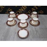 17 PIECES OF DUCHESS TEA CHINA