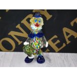 MURANO STUDIO GLASS CLOWN IN GREAT CONDITION