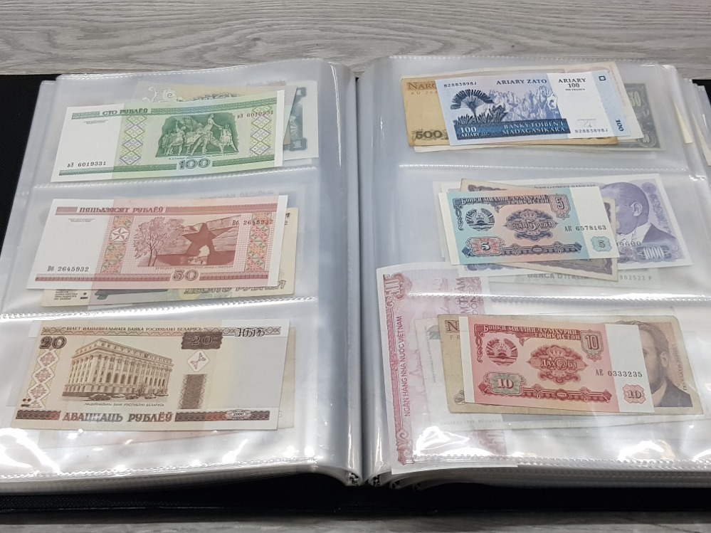 AN ALBUM CONTAINING MISCELLANEOUS WORLDWIDE BANKNOTES INCLUDES BANQUE DU LIBAN STATE OF ERITREA - Bild 7 aus 8