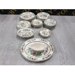 A 40 PIECE JOHNSON BROS INDIAN TREE DINNER SERVICE