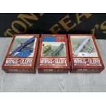 3 WINGS OF GLORY BOARD GAMES BY ARES