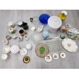COLLECTION OF POTTERY AND GLASSWARE INCLUDES HORNSEA, GIBSONS AND PEARSONS ETC