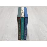 3 HARDBACK BOOKS ALL FROM THE FOLIO SOCIETY INCLUDES KENNETH CLARKS CIVILISATION PETER WHITFIELD