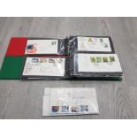 GREAT BRITAIN FIRST DAY COVER COLLECTION FROM 1979 TO 1985 HOUSED IN 2 ALBUMS AROUND 100 COVERS