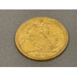 22CT GOLD QUEEN VICTORIA YOUNG HEAD COIN 1884 STRUCK UPSIDE DOWN