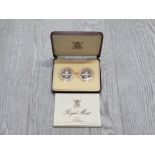 ROYAL MINT UK 1989 £2 SILVER PROOF 2 PIEDFORT COIN SET (CLAIM OF RIGHTS AND BILL RIGHTS) IN CASE