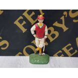 CAST IRON DOORSTOP OF A GOLFER