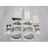 A HISTORY OF THE WORCESTER ROYAL GRAMMAR SCHOOL BOOK TOGETHER WITH VINTAGE POST CARDS OF DIFFERENT