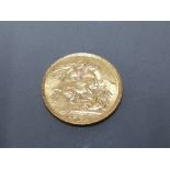 22CT GOLD 1901 FULL SOVEREIGN COIN