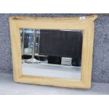 BEACH BEVELLED EDGE MIRROR H 56 X W 66 CM