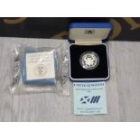 1986 COMMONWEALTH GAMES PROOF £2 SILVER COIN TOGETHER WITH 1986 £1 SILVER PROOF COIN STILL SEALED