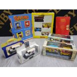 COLLECTION OF DIECAST VEHICLES THE BEANO ALL IN BOX WITH UNIQUE BEANO MAGAZINE