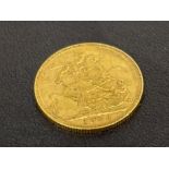 22CT GOLD FULL SOVEREIGN 1894