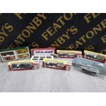COLLECTION OF DIECAST BOXED VEHICLES INCLUDES TRACKSIDE, CLASSIC CARS AND DAYS GONE ETC