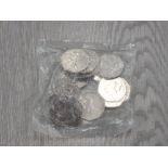 MINT SEALED BAG OF PETER RABBIT 50 PENCE PIECES
