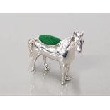 STERLING SILVER HORSE PIN CUSHION GROSS 18.4G