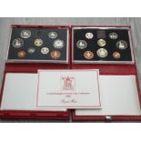 2 ROYAL MINT RED DELUXE YEARLY SETS 1986 AND 1992