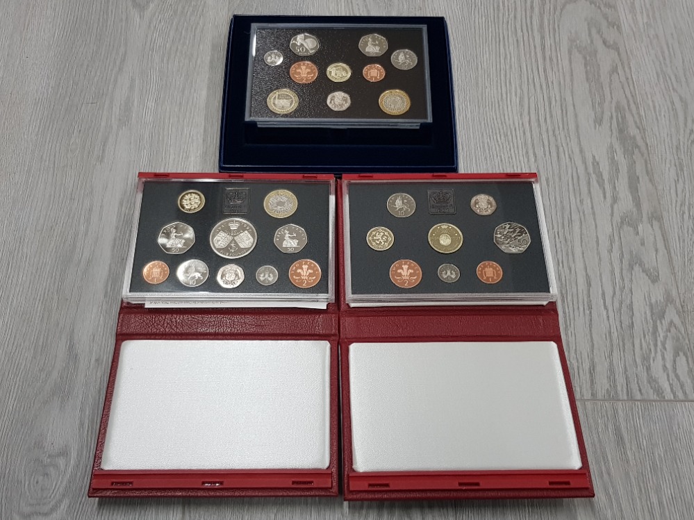 3 ROYAL MINT UK PROOF SETS COMPRISING 1994 1997 AND 2004