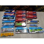 COLLECTION OF DIECAST WAGONS IN ORIGINAL BOXES INCLUDES CORGI SUPERHAULERS, CORGI WILKO AND CORGI