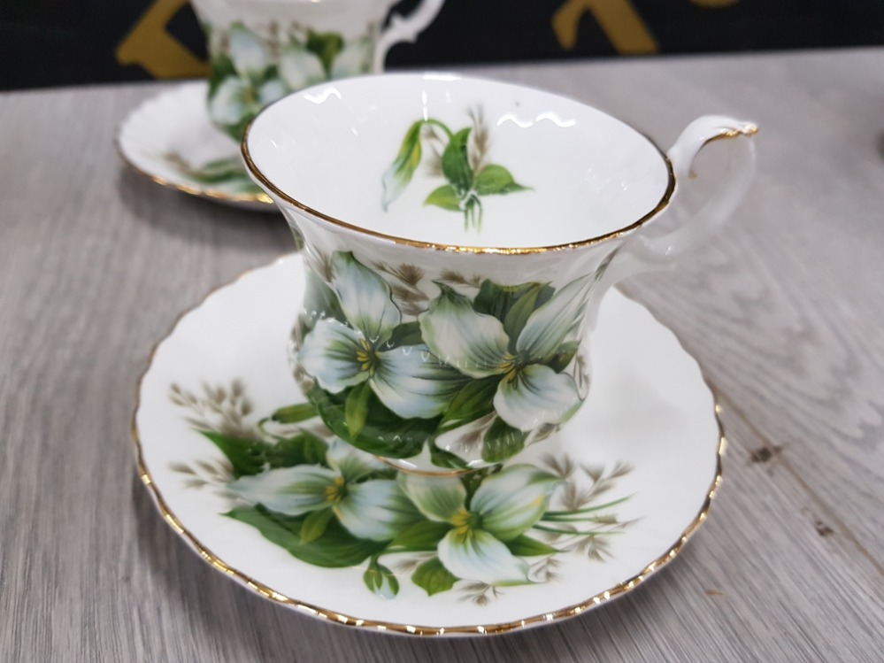 17 PIECE ROYAL ALBERT TRILLIUM PART TEA SET - Image 3 of 5