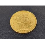 22CT GOLD FULL SOVEREIGN 1894