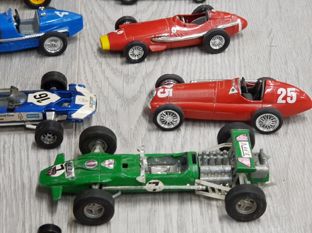 COLLECTION OF DIECAST RACING CARS INCLUDES CORGI, DINKY AND BRUMM ETC - Image 3 of 6