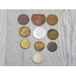 COLLECTION OF 10 MISCELLANEOUS TOKENS