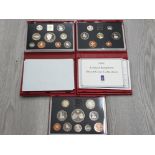 3 ROYAL MINT PROOF YEARLY SETS COMPRISING 1991 1996 AND 1997