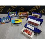 COLLECTION OF CORGI DIECAST VEHICLES INCLUDES ROYAL MAIL AND POLICE CARS ALL IN BOX